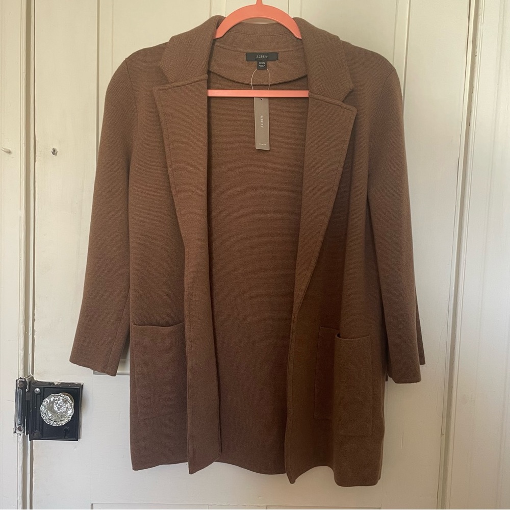 J. Crew Sophie Open Front Sweater Blazer NWT